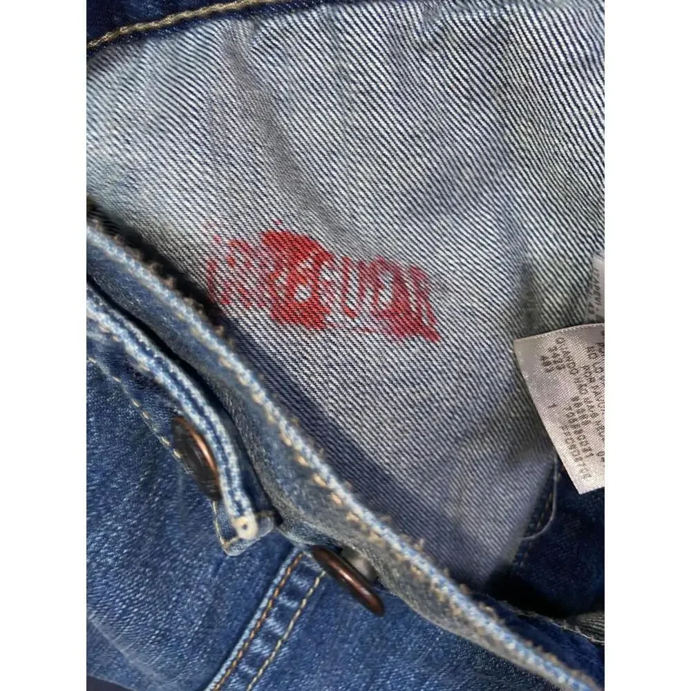 Levis Jacket Boys Small Blue Trucker Type 3 Pockets Denim Jeans Junior Kids read
